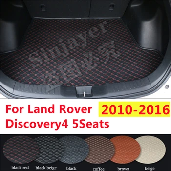 SJ Коврик для багажника автомобиля Custom Fit для Land Rover Discovery4 2010 2011 12 13 14 2015 16 AUTO Хвост Багажник Лоток Грузовой ковер Протектор