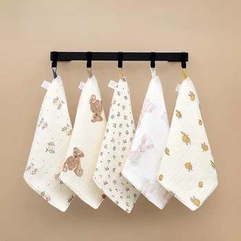 Мягкое детское полотенце хлопковая ткань для отрыжки муслиновые квадраты для новорожденного ребенка для ванны для лица полотенце для новорожденного новорожденного по уходу за ребенком для кормления