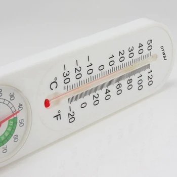 Наружный / внутренний термометр и гигрометр Умеренная температура / градус по Фаренгейту, подходит для подвального сада