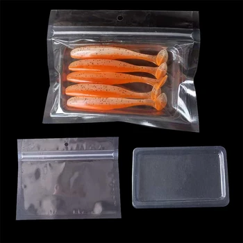 100 шт./лот Упаковочный мешок полиэтиленовый пакет блистерная упаковка из ПВХ для рыболовной приманки