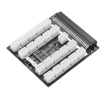 12 В PCI-E 21X6 Контактный адаптер питания Серверный блок питания Коммутационная плата для HP 1800W PSU Server GPU BTC Mining
