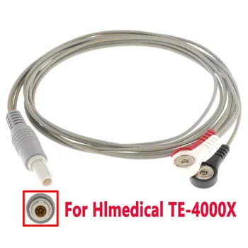  совместим с 6Pin Hlmedical TE-4000X Монитор Телеметрия Холтер ЭКГ 3/5 Leadwire.