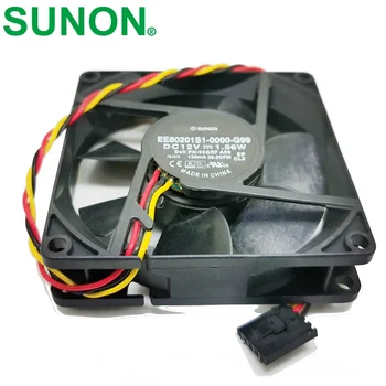 Для SUNON EE80201S1-0000-G99 XMN4N A00 DC 12V 0,6A 80x80x20 мм Вентилятор охлаждения сервера 4 ПРОВОДА PMW