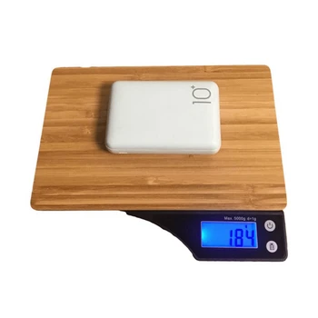 1 шт. Кухонные весы высокой емкости Бамбуковая панель Цифровые кухонные весы Эспрессо Весы