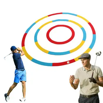 Мишени для гольфа Водонепроницаемые круги для гольфа из силикона Компактные круги для гольфа в ярких цветах для парков Гольф