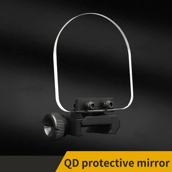 Тактические военные QD Защитные очки Двухцветные линзы Складной дизайн Объектив Аксессуары для защиты страйкбола Материал сплава