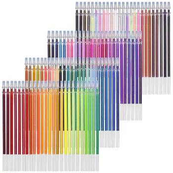 48 цветов 05 мм гель чернила ручка стержни блеск неоновый набор ремесло рисование живопись раскраски подарок
