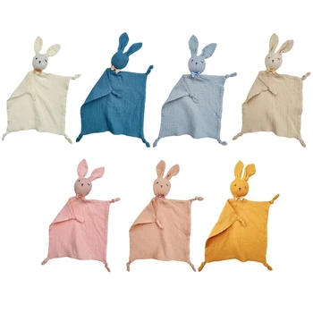 Y1UB Одеяло для кролика Мягкая удобная игрушка для младенцев Детские коляски Детские кроватки Подарок