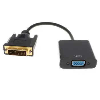 VGA Переходной кабель для штекера DVI 24 + 1 контактный разъем DVI-D, совместимый с мониторами ПК,