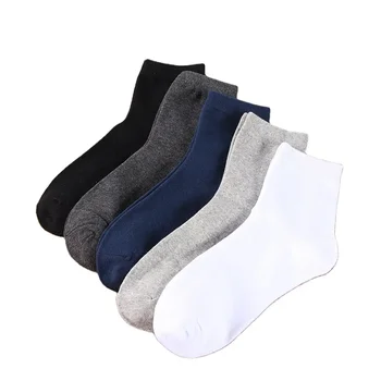 Носки для девочек хлопок оптом средние носки черные спортивные носки чистый цвет букет талия мужские носки низкий верх и неглубокий