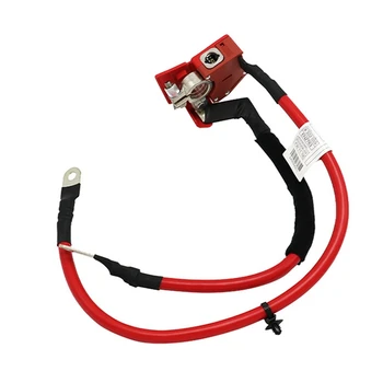 1 шт. Автомобильный положительный кабель аккумулятора Красный пластик + металл для BMW X5 F15 X6 F16 F85 F86 2013-2018 Кабель для защиты проводов аккумулятора