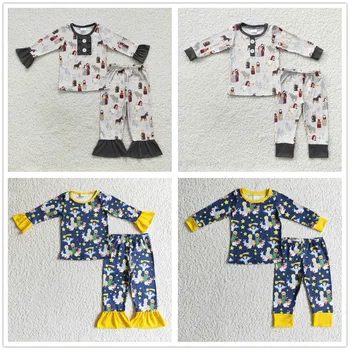 Новые продукты Оптовая торговля Одежда для малышей Одежда Детская рождественская одежда Наряды Детские наборы рождественской одежды