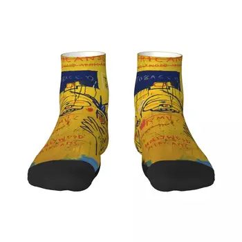 Модные мужские африканские носки для платья унисекс удобные теплые носки с 3D-печатью Basquiats Crew