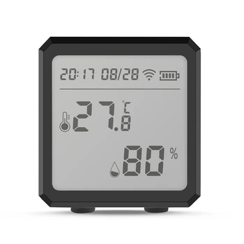 Tuya WIFI Датчик температуры и влажности Smart Link Многофункциональный детектор температуры и влажности Tuya