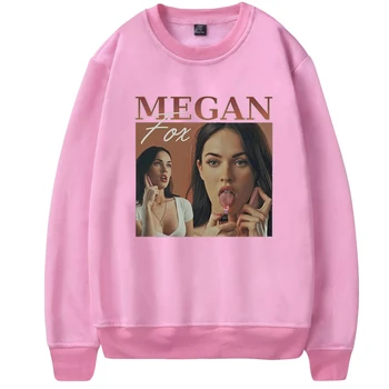 Vantege Megan Fox Merch Мужчины Женщины Толстовка Мужская Женская Толстовка Harajuku Streetwear 2022 Повседневный стиль Молодежная звезда Модная одежда