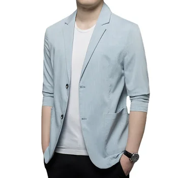 Z199-2023 Костюм мужская одежда осенний сенсор костюмы мужские корейская версия тонкая Один западный деловой повседневный западный сервис мужчины