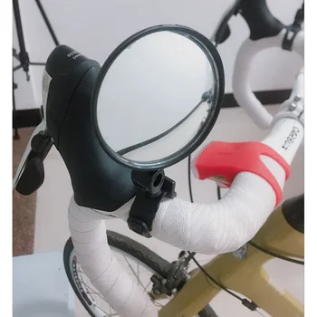 Новый диаметр 8 см Велосипед Зеркало заднего вида Руль Выпуклые зеркала Вращение Широкоугольный MTB Дорожный велосипед Инструменты безопасности Велосипедные аксессуары