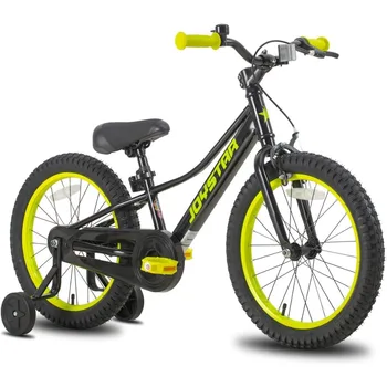 Детский велосипед для мальчиков и девочек в возрасте 7-12 лет, 20-дюймовый детский горный велосипед с тренировочными колесами и ручным тормозом, детские велосипеды