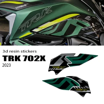 2023 Trk702x Аксессуары для мотоциклов 3D Гель Эпоксидная смола Наклейка Набор Бак Прокладка для Benelli TRK 702X TRK702X TRK 702 X 2023