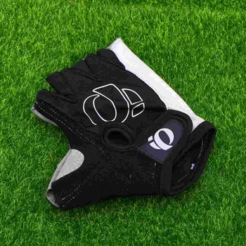 Велосипедные перчатки дышащие мужские женские летние спортивные перчатки велосипедные перчатки велосипедные гелевые подушечки короткие перчатки на половину пальца (серый,M)