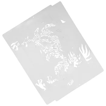 2 шт. Трафареты для ремесел Многоцелевые шаблоны для рисования Декоративные трафареты Трафареты для рисования